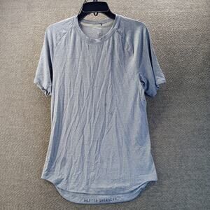 Lululemon Better Everyday Tee Women Gray Short Sleeve Curved Hem